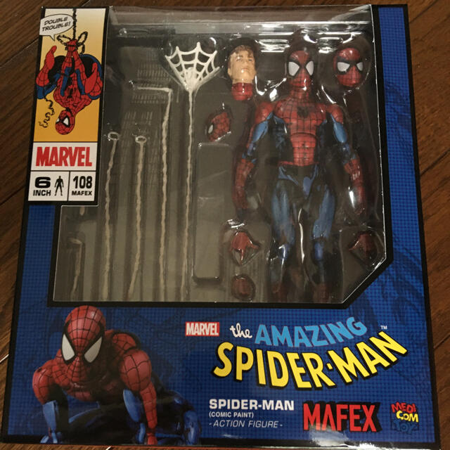 MEDICOM TOY(メディコムトイ)のMafex スパイダーマン コミックペイントVer エンタメ/ホビーのフィギュア(アメコミ)の商品写真