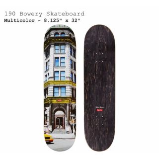 シュプリーム(Supreme)のSupreme 190 Bowery Skateboard(スケートボード)