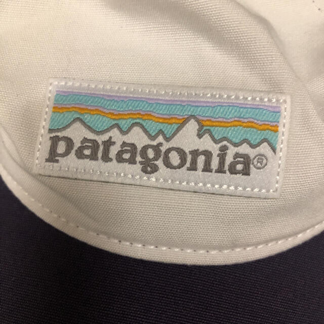 patagonia(パタゴニア)の★値下げ美品patagonia　パタゴニア　キャップ　帽子　ロゴ　紫　 メンズの帽子(キャップ)の商品写真