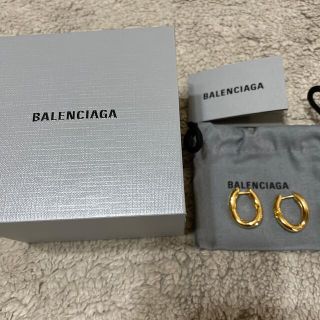 バレンシアガ(Balenciaga)のご専用☆BALENCIAGA フープピアス　ゴールド　美品(ピアス)