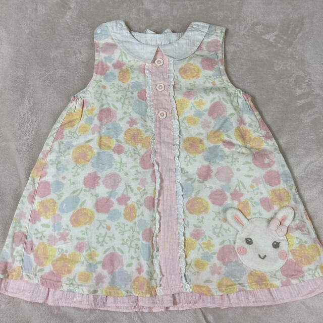 coeur a coeur(クーラクール)の【新品未使用】100 クーラクール　ワンピース キッズ/ベビー/マタニティのキッズ服女の子用(90cm~)(ワンピース)の商品写真