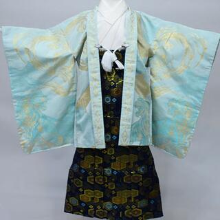 七五三 五歳 男児 羽織袴フルセット おりびと NO35124(和服/着物)