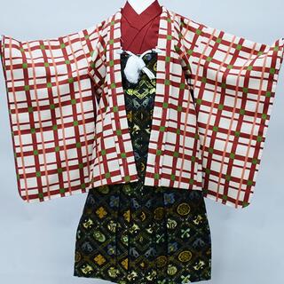 七五三 五歳 男児 羽織袴フルセット おりびと NO35109(和服/着物)