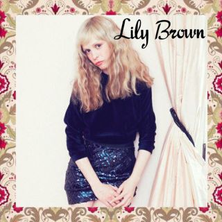 リリーブラウン(Lily Brown)の♡Lily Brown♡ベロアクロップドトップス♡(ニット/セーター)