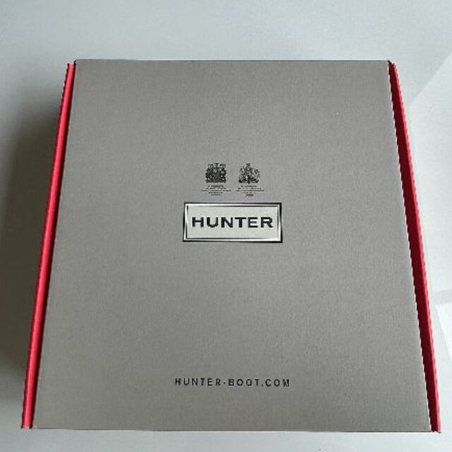 HUNTER(ハンター)のハンター　HUNTER　キッズ　長靴　赤　19cm　UK12 キッズ/ベビー/マタニティのキッズ靴/シューズ(15cm~)(長靴/レインシューズ)の商品写真