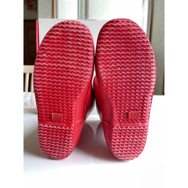 HUNTER(ハンター)のハンター　HUNTER　キッズ　長靴　赤　19cm　UK12 キッズ/ベビー/マタニティのキッズ靴/シューズ(15cm~)(長靴/レインシューズ)の商品写真