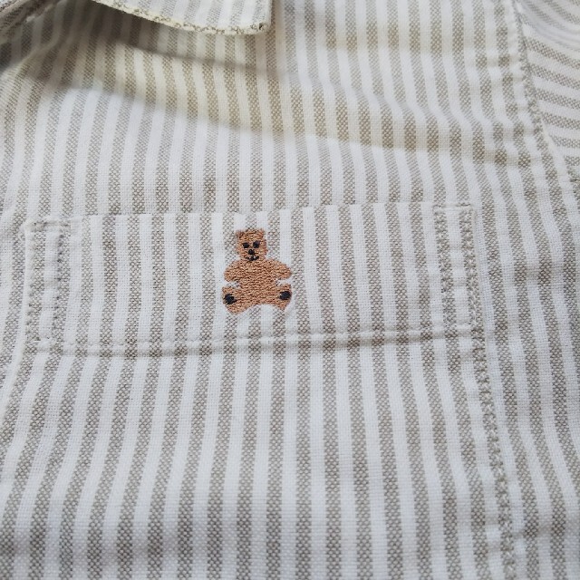 babyGAP(ベビーギャップ)のbabyGAP  ストライプシャツ  80cm キッズ/ベビー/マタニティのベビー服(~85cm)(シャツ/カットソー)の商品写真