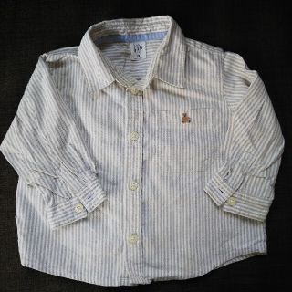 ベビーギャップ(babyGAP)のbabyGAP  ストライプシャツ  80cm(シャツ/カットソー)