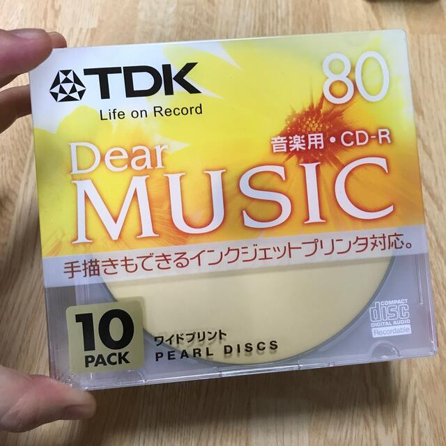 TDK(ティーディーケイ)の音楽用CD-R 10枚 スマホ/家電/カメラのPC/タブレット(PC周辺機器)の商品写真