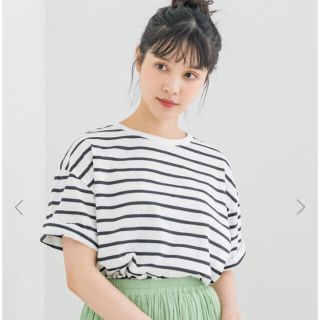 フィフス(fifth)のハーフスリーブボーダーTシャツ(Tシャツ(半袖/袖なし))