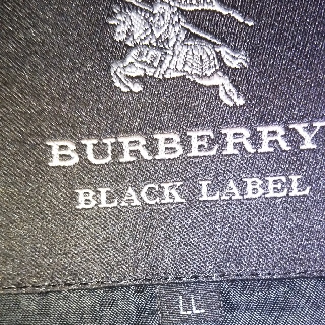 BURBERRY(バーバリー)の超レア ＬＬサイズ 新品同様 バーバリー ブラックレーベル  千鳥格子柄コート メンズのジャケット/アウター(トレンチコート)の商品写真