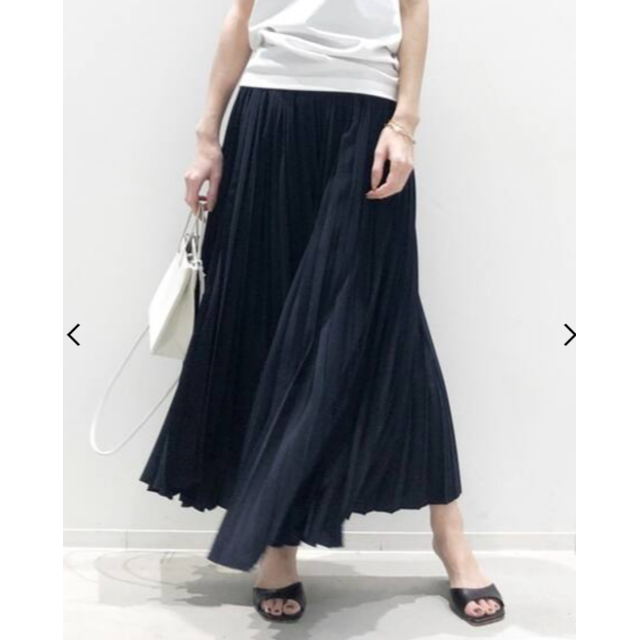 美品！20SS L'Appartement Pleats Skirt ネイビー | tradexautomotive.com