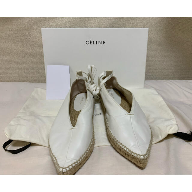 CÉLINE セリーヌ バブーシュ エスパドリーユ 24cm | hartwellspremium.com