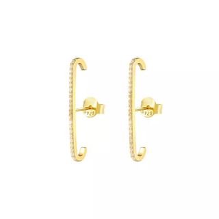 アーカー(AHKAH)のstraight ear cuff earrings / gold / #205(イヤーカフ)