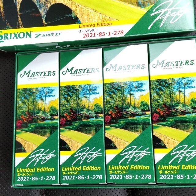 z-star xv 1ダース松山英樹の「マスターズ」優勝記念ボール数量限定品