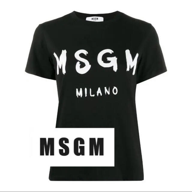 MSGM 手書き風 ロゴTシャツ????