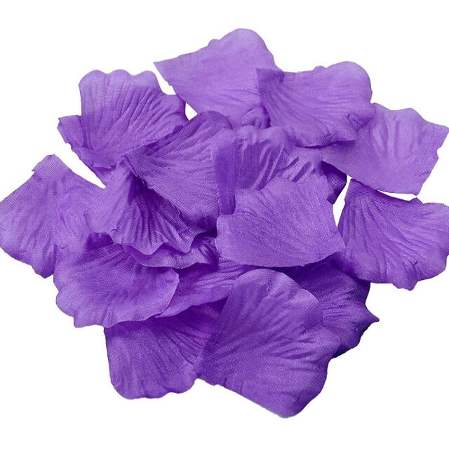 花びら　200枚入り【紫】 ハンドメイドの素材/材料(各種パーツ)の商品写真