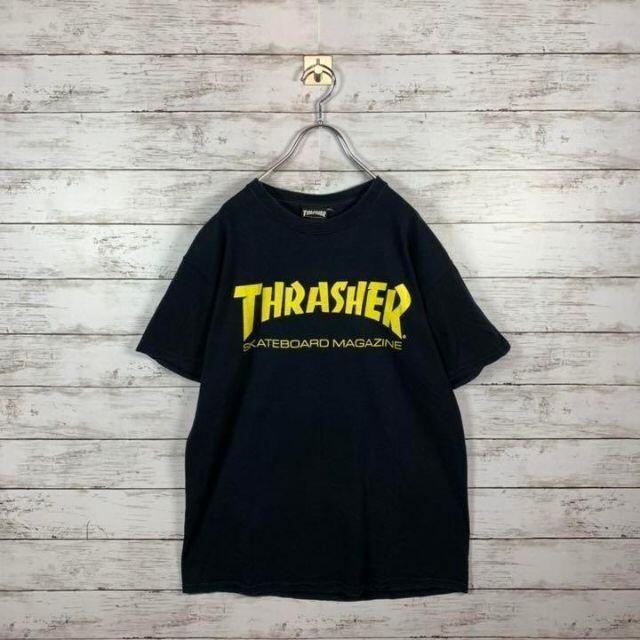 Thrasher 人気 スラッシャー ｔシャツ デカロゴ プリントロゴ オーバーサイズの通販 By 古着ショップパステル スラッシャーならラクマ