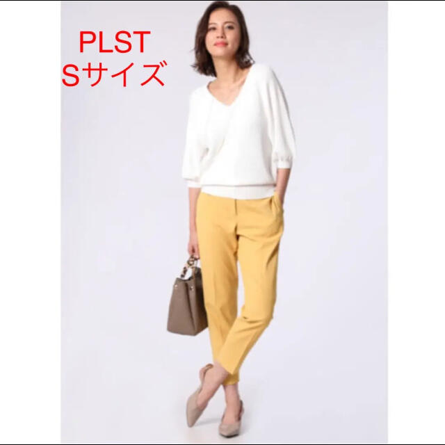 PLST(プラステ)の未使用＊大草直子さん着用＊雑誌掲載 PLST定番 リネンブレンドスティックパンツ レディースのパンツ(カジュアルパンツ)の商品写真