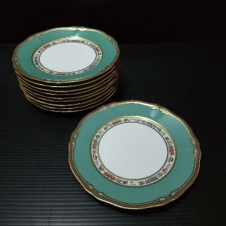 ノリタケ(Noritake)の廃盤品⭐Noritakeノリタケ金彩アンティーク 中皿１０枚セット(食器)