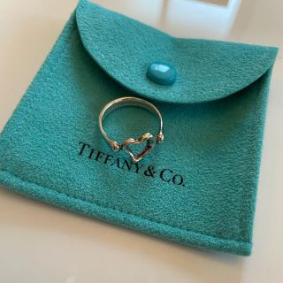 ティファニー(Tiffany & Co.)のティファニー リング　オープンハート　7号(リング(指輪))