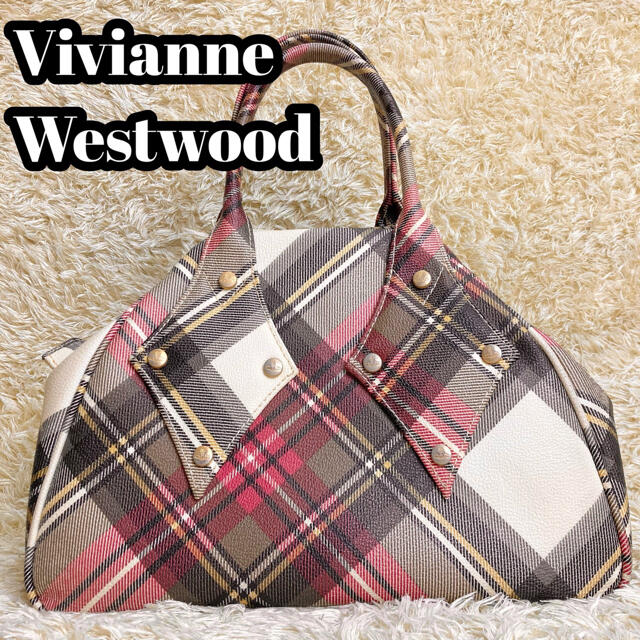 Vivienne Westwood - 【極美品】 ヴィヴィアン ハンドバッグ PVC ヤスミン チェック オーブの通販 by Eden