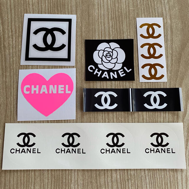 シャネル CHANEL ステッカー シール ボタン チャーム セット