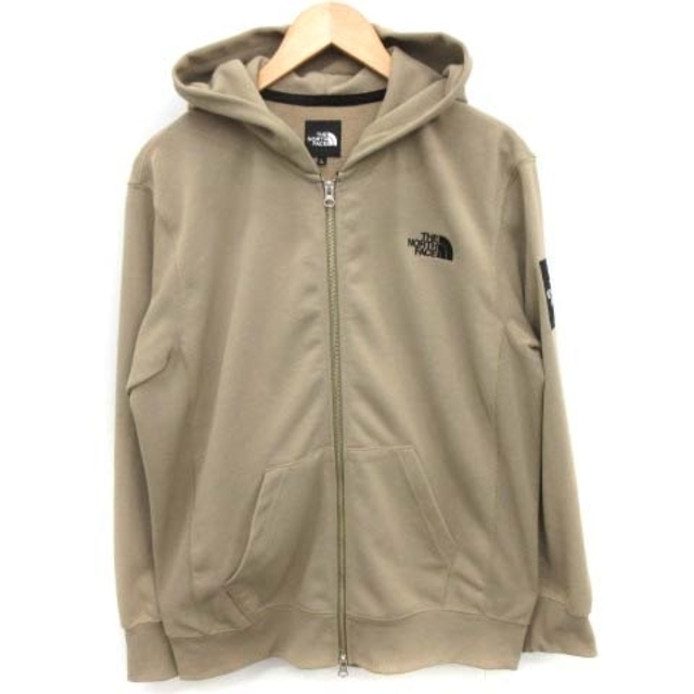 THE NORTH FACE(ザノースフェイス)のザノースフェイス スクエアロゴフルジップパーカー ジャケット L ベージュ メンズのジャケット/アウター(その他)の商品写真