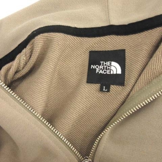 THE NORTH FACE(ザノースフェイス)のザノースフェイス スクエアロゴフルジップパーカー ジャケット L ベージュ メンズのジャケット/アウター(その他)の商品写真