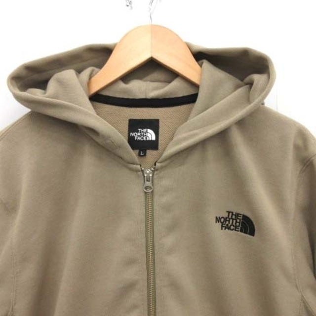 THE NORTH FACE(ザノースフェイス)のザノースフェイス スクエアロゴフルジップパーカー ジャケット L ベージュ メンズのジャケット/アウター(その他)の商品写真