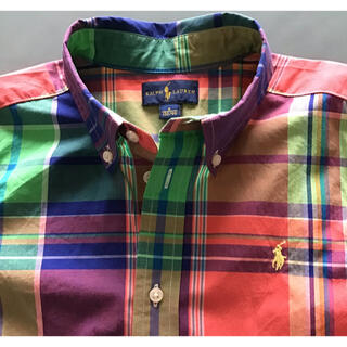 ラルフローレン(Ralph Lauren)のラルフローレン キッズ　 チェックシャツ　120cm(ブラウス)