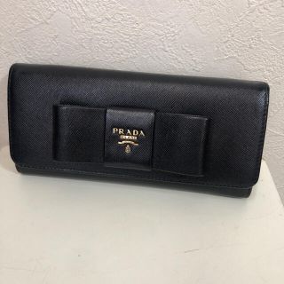 プラダ(PRADA)のPRADA プラダ　サフィアーノリボン　長財布　タイムセール(財布)