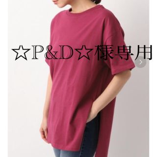 レプシィム(LEPSIM)のデザインスリット入り　Tシャツ(Tシャツ(半袖/袖なし))