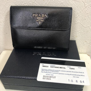 プラダ(PRADA)のPRADA プラダ　サフィアーノ　折財布(財布)