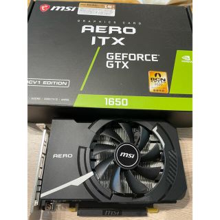 MSI GeForce GTX 1650 AERO ITX 4G OCV1(PCパーツ)