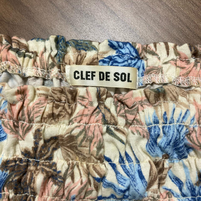 CLEF DE SOL(クレドソル)のクレドソル　カットソー レディースのトップス(カットソー(半袖/袖なし))の商品写真