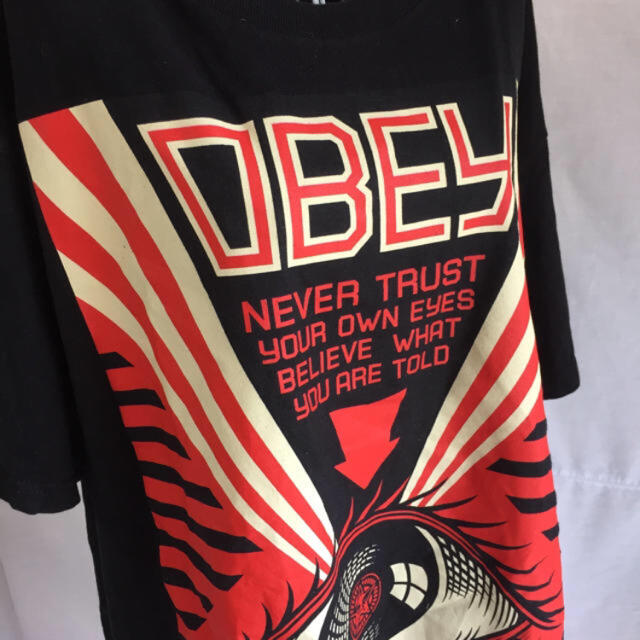 DEPT(デプト)の限定値下 vintage OBEY big T ユニセックス メンズのトップス(Tシャツ/カットソー(半袖/袖なし))の商品写真