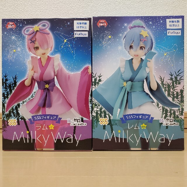 Re:ゼロ Milky Way フィギュア２点セット エンタメ/ホビーのフィギュア(アニメ/ゲーム)の商品写真