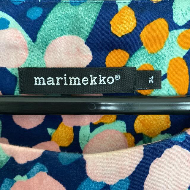 marimekko(マリメッコ)のほぼ未使用 マリメッコ marimekko  ワンピース　34 レディースのワンピース(ひざ丈ワンピース)の商品写真