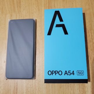 オッポ(OPPO)のOPPO A54 OPG02 シルバーブラック(スマートフォン本体)