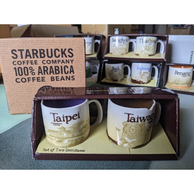 Starbucks Coffee(スターバックスコーヒー)のTaiwan Taipei スターバックス マグカップ 欠けあり インテリア/住まい/日用品のキッチン/食器(グラス/カップ)の商品写真