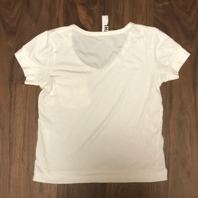 MARGARET HOWELL(マーガレットハウエル)のMHL.  ロゴ　白T ポケットTシャツ　Vネック レディースのトップス(Tシャツ(半袖/袖なし))の商品写真