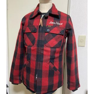 値下げしました!未使用新品!アイアンハート チェックウールジャケット M 値下げしました!未使用新品!アイアンハート チェックウールジャケット M