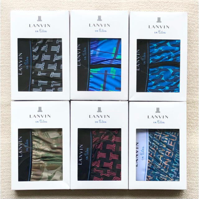 1日迄!LANVIN en Bleu ボクサーパンツ Mサイズ 日本製 6枚 1日迄!LANVIN en Bleu ボクサーパンツ Mサイズ 日本製 6枚