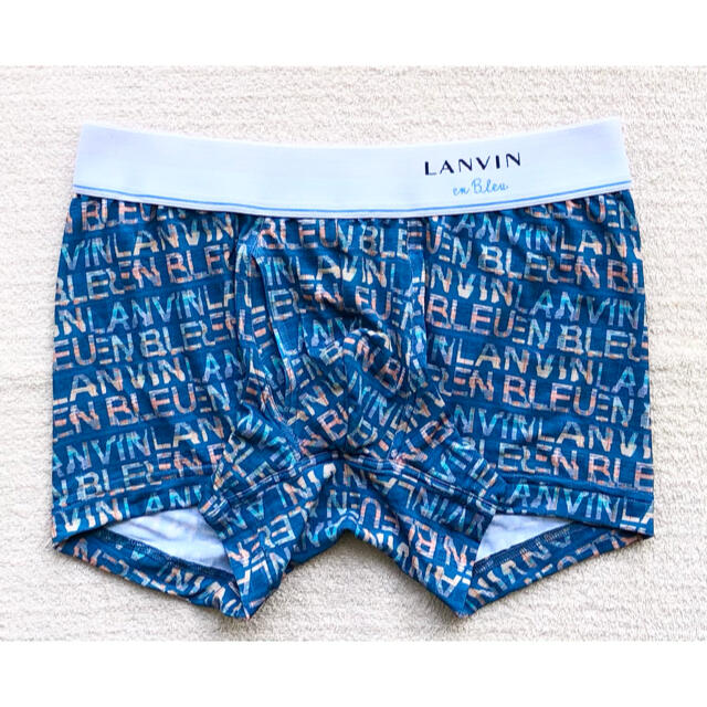LANVIN en Bleu(ランバンオンブルー)の1日迄！LANVIN en Bleu ボクサーパンツ Ｍサイズ 日本製 6枚 メンズのアンダーウェア(ボクサーパンツ)の商品写真