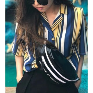 マウジー(moussy)のマウジー ストライプ シャツ(シャツ/ブラウス(半袖/袖なし))