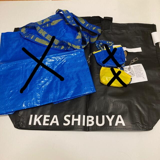 IKEA  キャリーバッグとキーホルダー(エコバッグ)