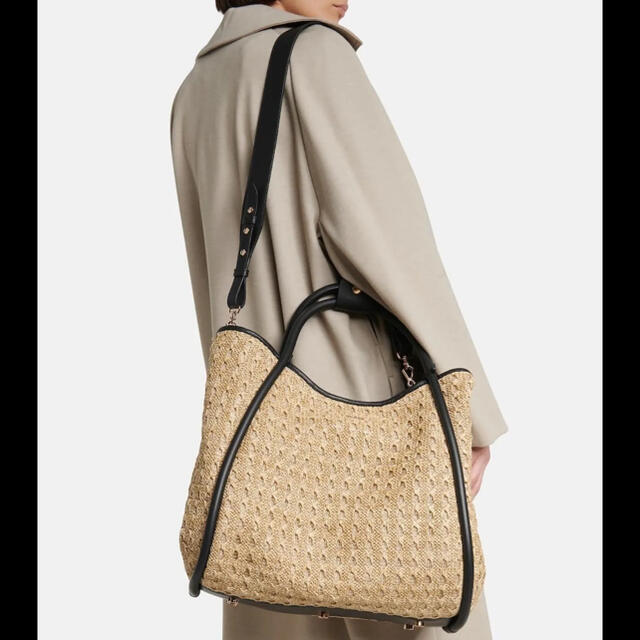 Max Mara(マックスマーラ)の【DIANE様専用】Max Mara トートバッグ　かごバッグ　ラフィア レディースのバッグ(トートバッグ)の商品写真