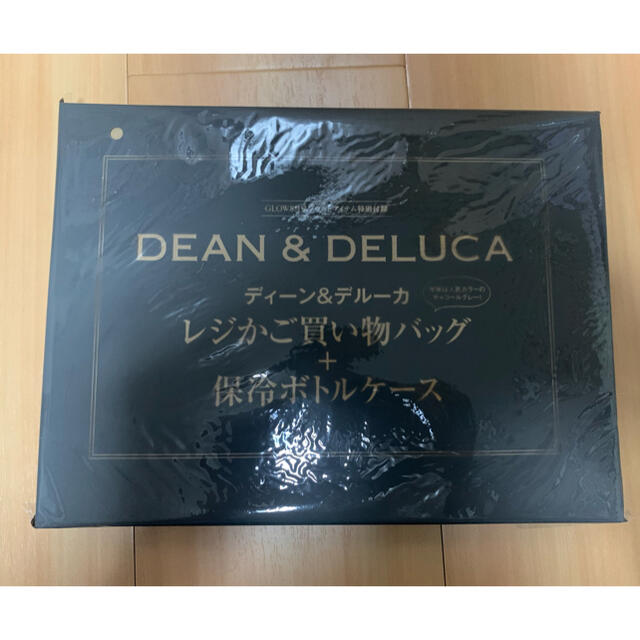 DEAN & DELUCA(ディーンアンドデルーカ)のGLOW8月号　DEAN &DELUCAレジカゴバッグ+保冷ボトルケース レディースのバッグ(エコバッグ)の商品写真