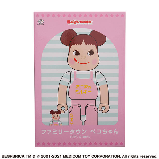 MEDICOM TOY(メディコムトイ)のBE＠RBRICK ファミリータウンペコちゃん 100％ ＆ 400％ エンタメ/ホビーのフィギュア(その他)の商品写真